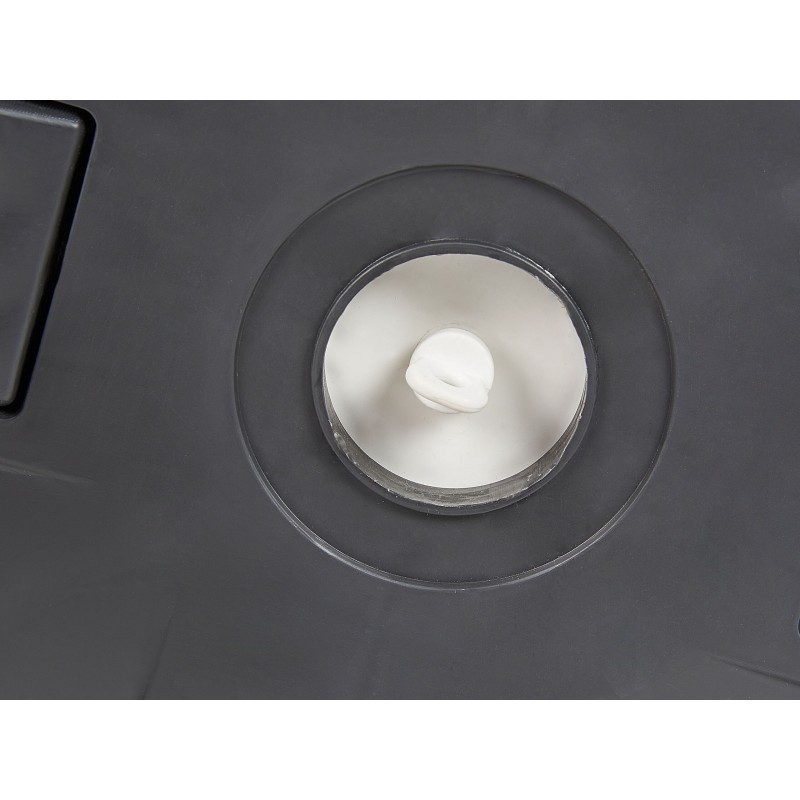 Barek ogrodowy AISA 49 cm 49 cm Imitacja drewna Czarny