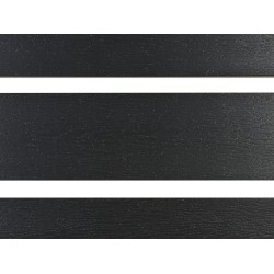 Stół ogrodowy VERNIO 180 cm 90 cm Metal Czarny/ srebrny