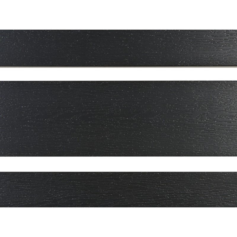 Stół ogrodowy VERNIO 180 cm 90 cm Metal Czarny/ srebrny