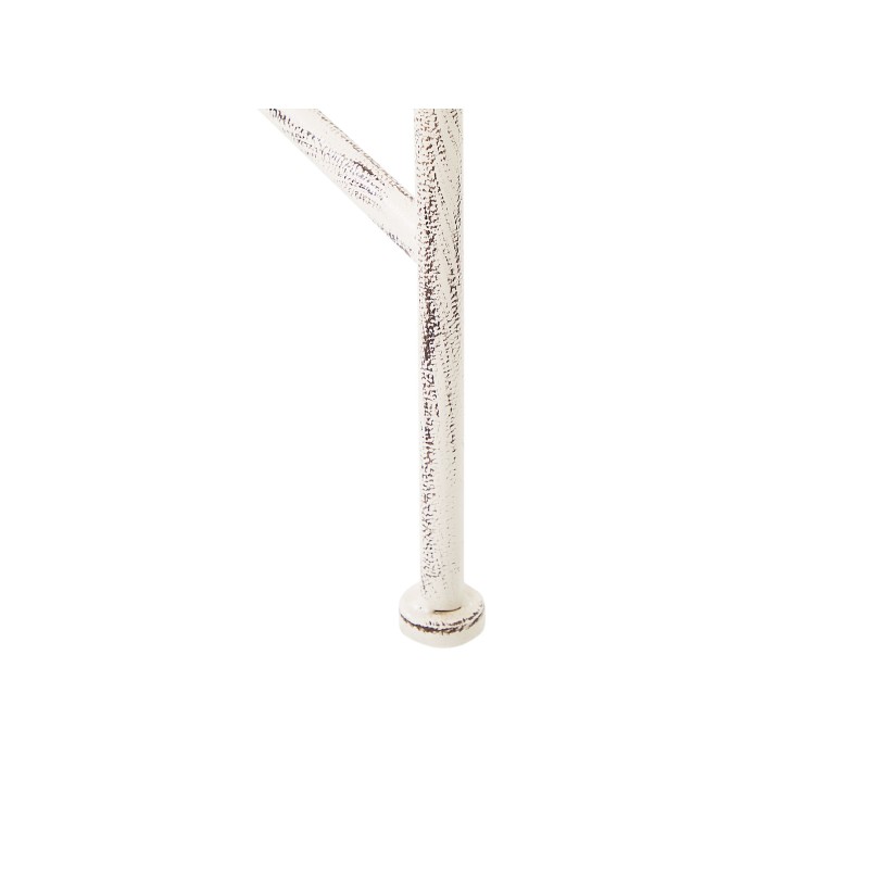 Ławka ogrodowa MILAZZO 130 cm Metal Biały