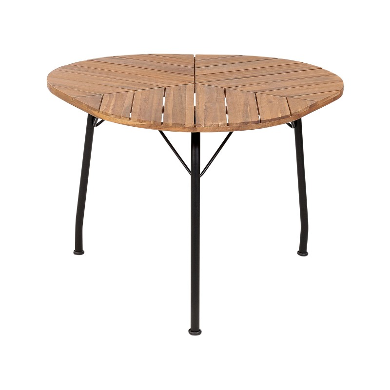 Stół ogrodowy VARENNA 106 cm 103 cm Drewno akacjowe Brązowy