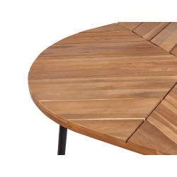 Stół ogrodowy VARENNA 106 cm 103 cm Drewno akacjowe Brązowy