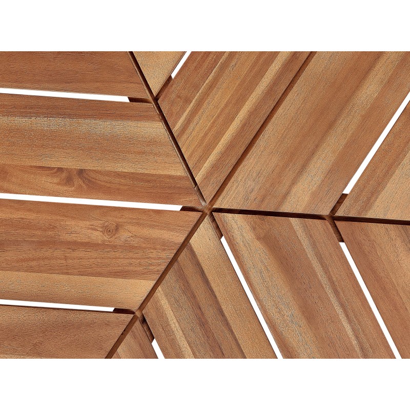 Stół ogrodowy VARENNA 106 cm 103 cm Drewno akacjowe Brązowy