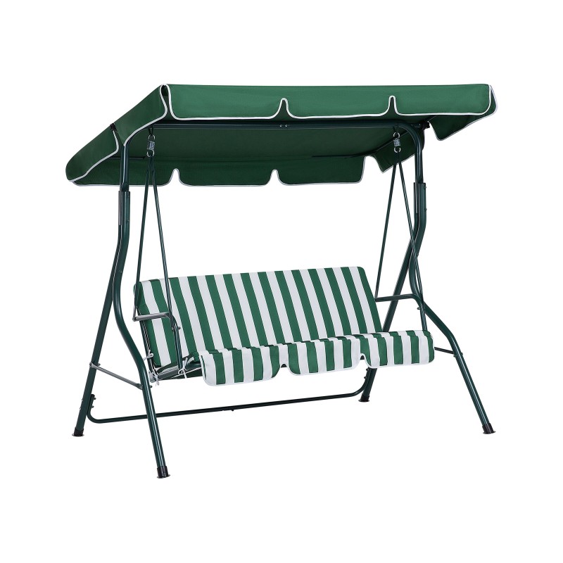 Huśtawka ogrodowa CHAPLIN Metal Zielony