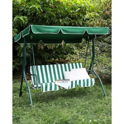 Huśtawka ogrodowa CHAPLIN Metal Zielony