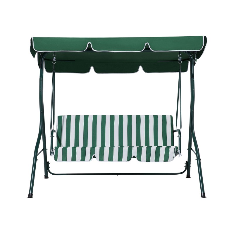 Huśtawka ogrodowa CHAPLIN Metal Zielony
