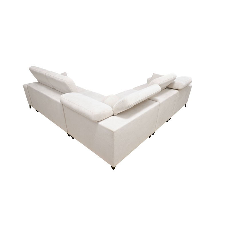 Ecksofa Ballagio III Mix mit Schlaffunktion und Relaxfunktion | Höchste Qualität Geflecht, Spring 1110