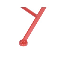 Stolik bistro SCARIO 70 cm 70 cm Metal Czerwony
