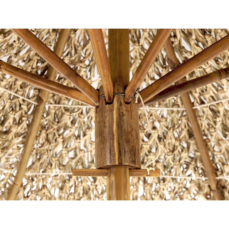 Stolik bistro MOLISE 85 cm 85 cm Drewno bambusowe Jasnobrązowy