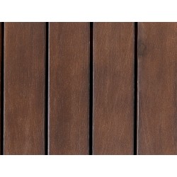 Ławka ogrodowa SOVANA 120 cm ze schowkiem Drewno akacjowe Ciemnobrązowy