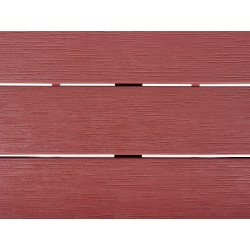 Stolik ogrodowy barowy ADIRONDACK 60 cm 59 cm Materiał syntetyczny Czerwony
