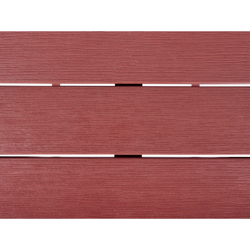 Stolik ogrodowy barowy ADIRONDACK 60 cm 59 cm Materiał syntetyczny Czerwony