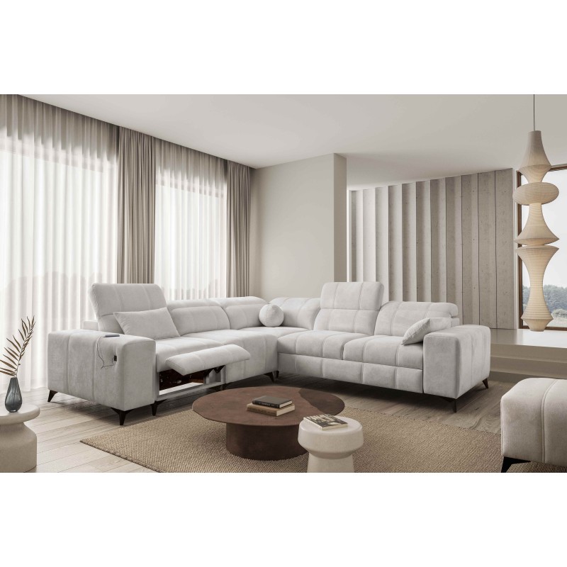 Ballagio III Mix Corner Sofa with Sleeping and Relax Function | Highest Quality Weave, Spring 1104