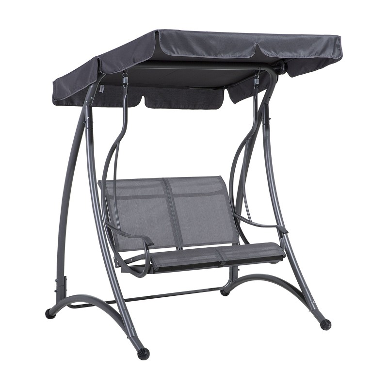 Huśtawka ogrodowa TESERO Metal Szary