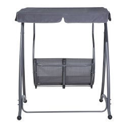 Huśtawka ogrodowa TESERO Metal Szary