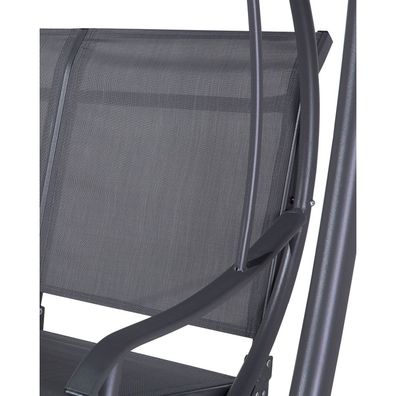 Huśtawka ogrodowa TESERO Metal Szary