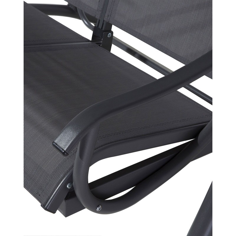 Huśtawka ogrodowa TESERO Metal Szary