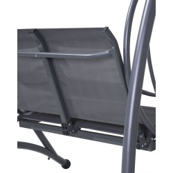 Huśtawka ogrodowa TESERO Metal Szary