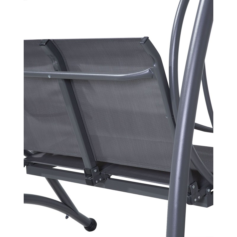 Huśtawka ogrodowa TESERO Metal Szary