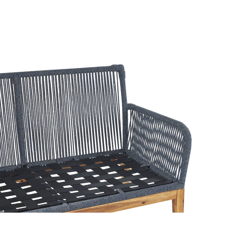 Zestaw ogrodowy ze stolikiem dla 4 osób MERANO Drewno akacjowe Złamana biel