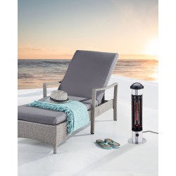 Promiennik na podczerwień wolnostojący VEZUVIO 800 W Czarny