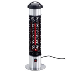 Promiennik na podczerwień wolnostojący VEZUVIO 800 W Czarny