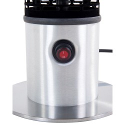 Promiennik na podczerwień wolnostojący VEZUVIO 800 W Czarny