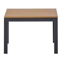 Narożnik ogrodowy ze stolikiem dla 4 osób PIENZA Prawostronny Modułowy Szary