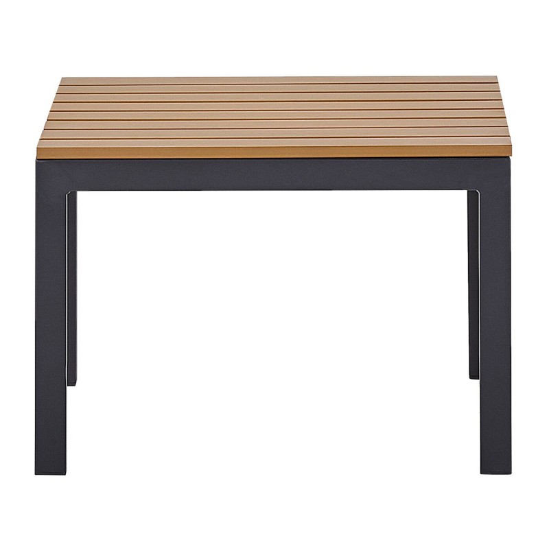 Narożnik ogrodowy ze stolikiem dla 4 osób PIENZA Prawostronny Modułowy Szary