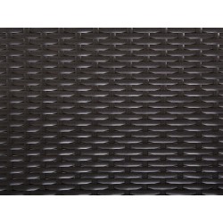 Stół ogrodowy ITALY 220 cm 100 cm Szkło Ciemnobrązowy