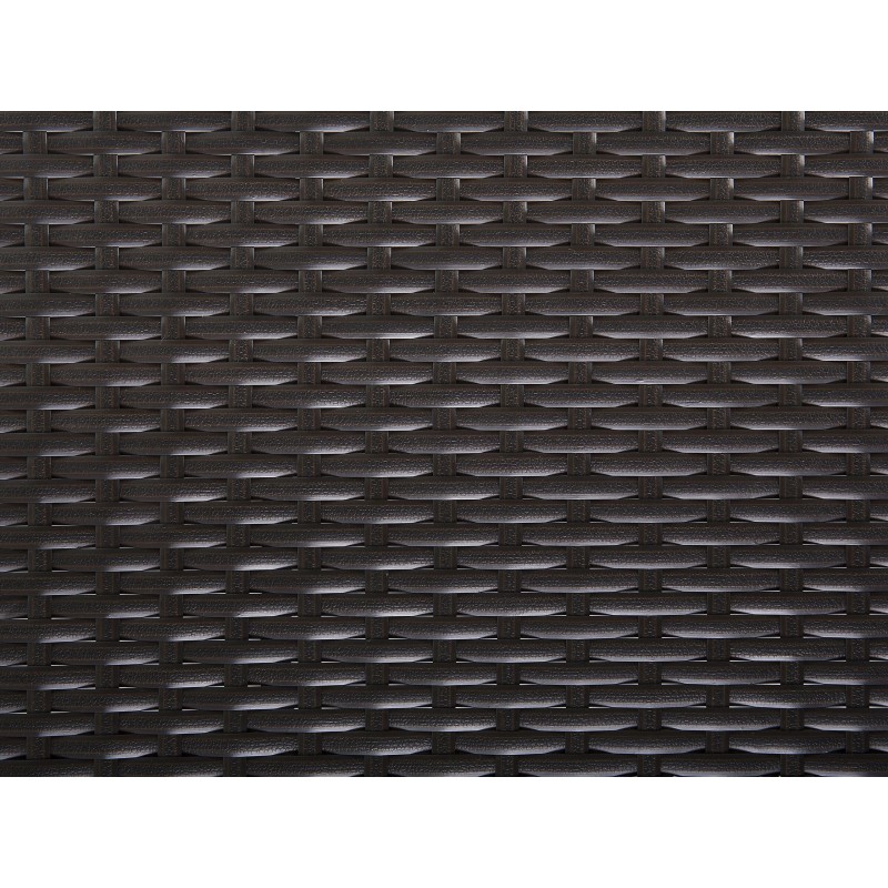 Stół ogrodowy ITALY 220 cm 100 cm Szkło Ciemnobrązowy