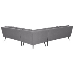 Sofa ogrodowa modułowa 5-osobowa szara LORETELLO
