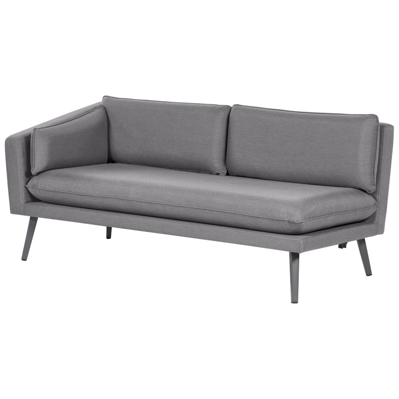 Sofa ogrodowa modułowa 5-osobowa szara LORETELLO