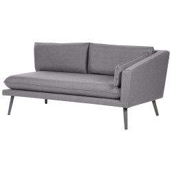Sofa ogrodowa modułowa 5-osobowa szara LORETELLO