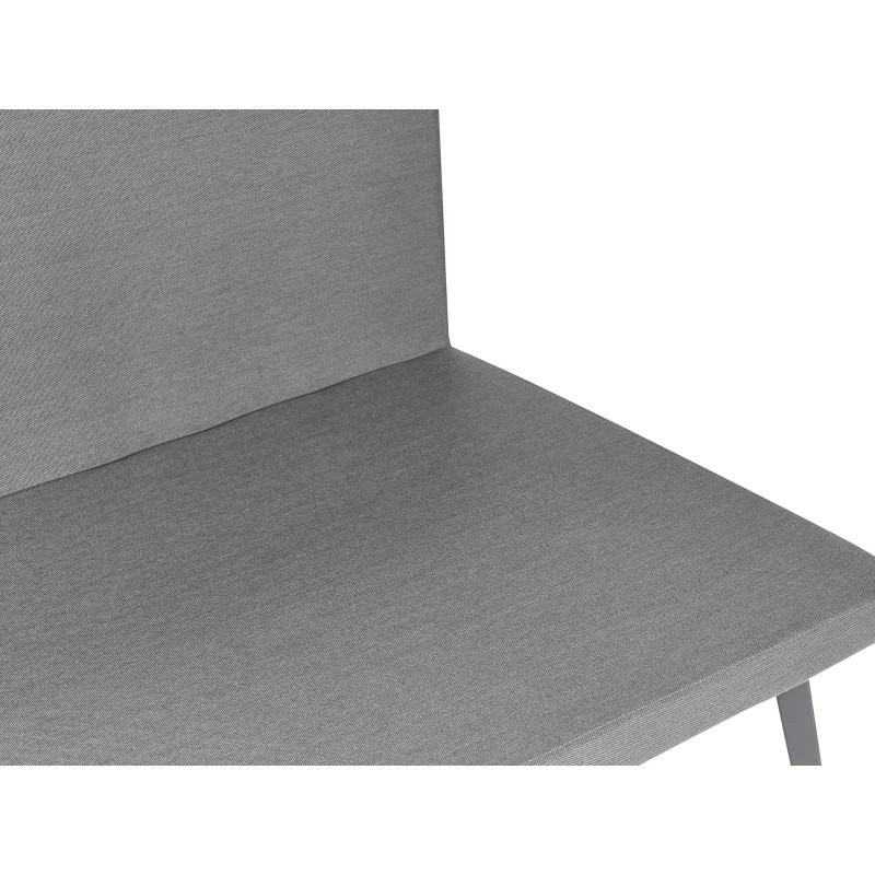 Sofa ogrodowa modułowa 5-osobowa szara LORETELLO