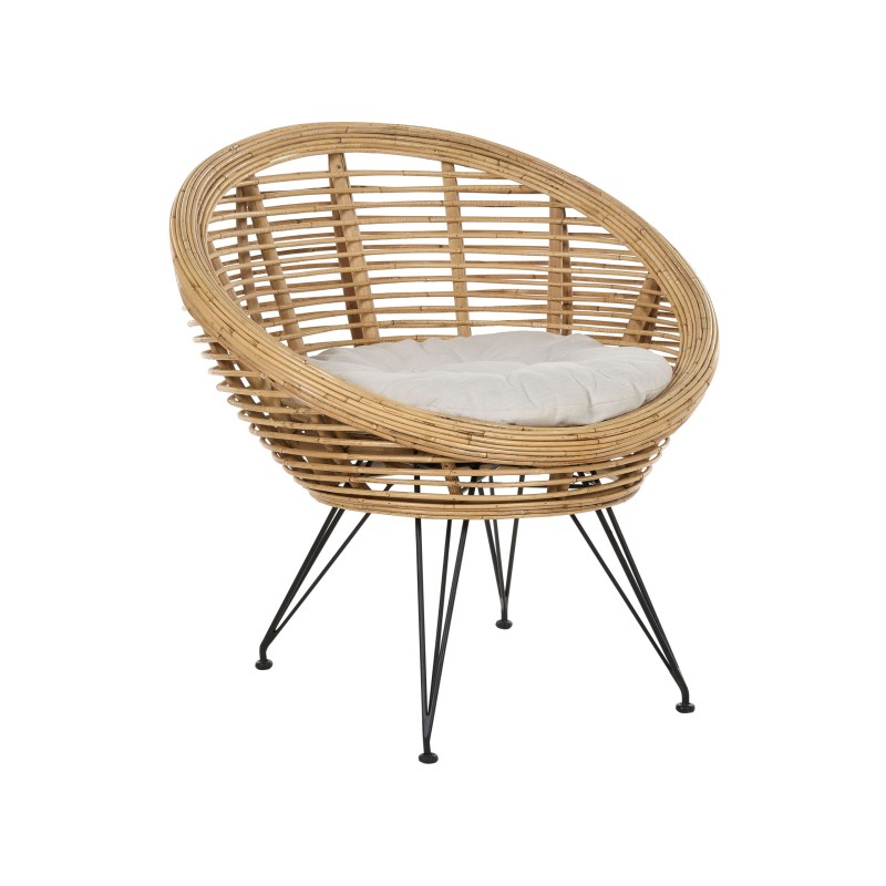 Zestaw ogrodowy ze stolikiem dla 4 osób MARATEA/CESENATICO Rattan Naturalny