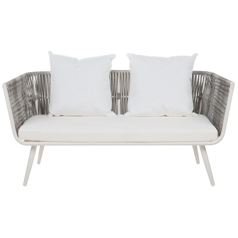 Zestaw ogrodowy ze stolikiem dla 4 osób RAGUSA Technorattan Złamana biel