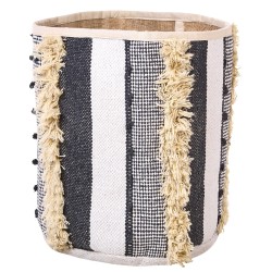 Zestaw 2 koszy KOTKAI Bawełna Szary