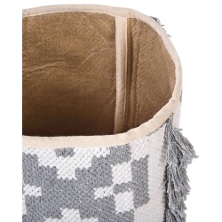 Zestaw 2 koszy KALAI Bawełna Szary