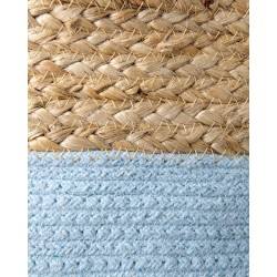 Zestaw 2 koszy GAJAR Juta Błękitny