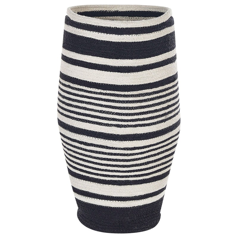 Kosz ARRAH Bawełna Czarny/ biały