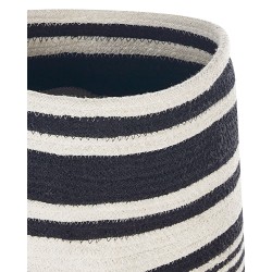 Kosz ARRAH Bawełna Czarny/ biały