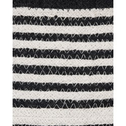 Kosz ARRAH Bawełna Czarny/ biały