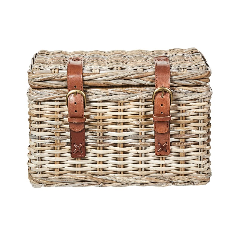 Zestaw 2 koszy IRBID Rattan Naturalny