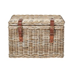 Zestaw 2 koszy IRBID Rattan Naturalny