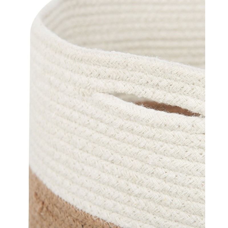 Zestaw 2 koszy ARDESEN Bawełna Naturalny