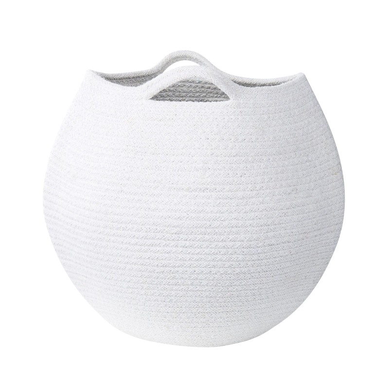 Zestaw 2 koszy PANJGUR Bawełna Biały