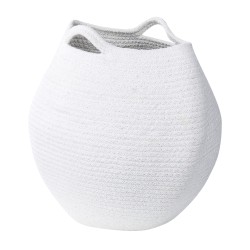 Zestaw 2 koszy PANJGUR Bawełna Biały