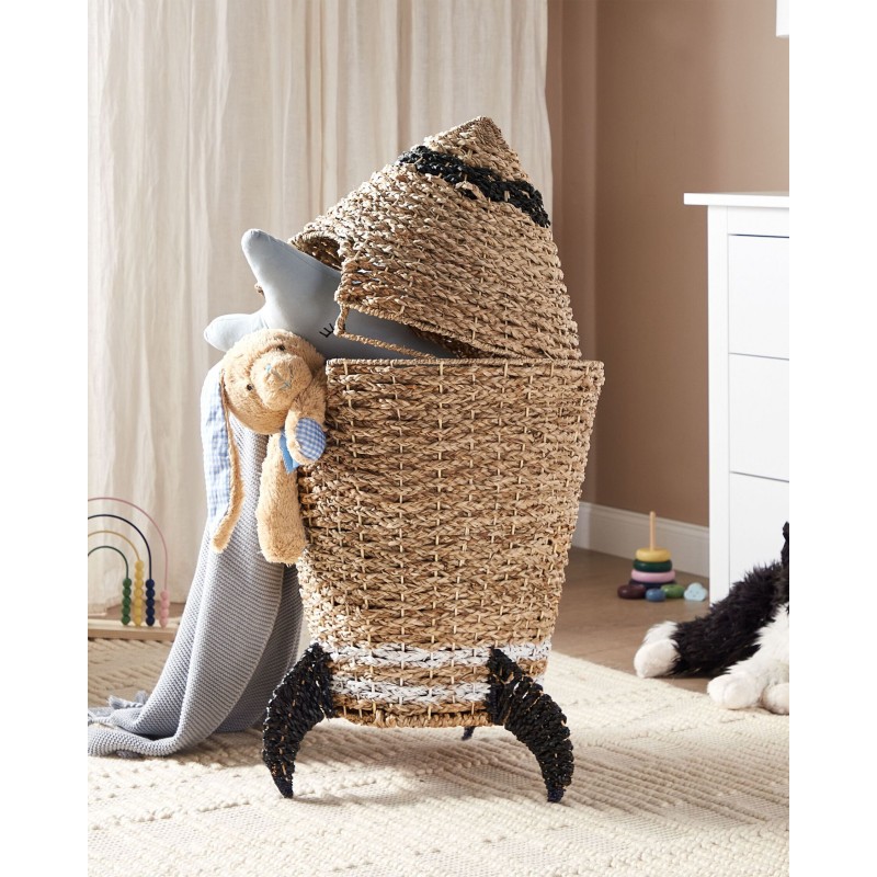 Kosz na zabawki Rakieta PAARL Trawa morska Naturalny