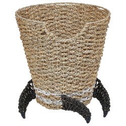 Kosz na zabawki Rakieta PAARL Trawa morska Naturalny